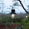 Glitzhome&#xAE; 10&#x22; Wire Solar Powered Outdoor Hanging Lantern